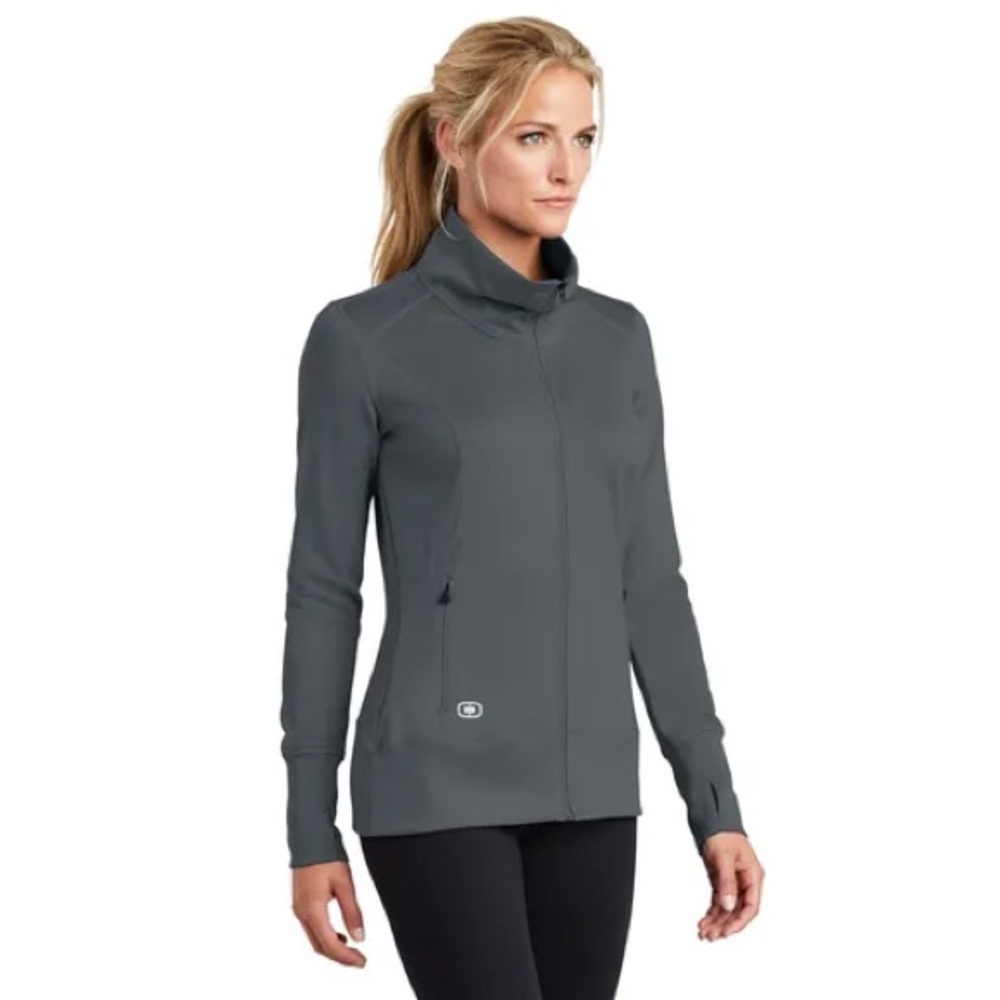 Ogio Jackets Women's LOE700 GRY Gear Grey Endurance Fulcrum Full Zip Size S